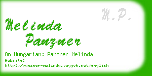 melinda panzner business card